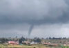PEQUEÑO TORNADO SE REGISTRÓ EN CHINCHERO