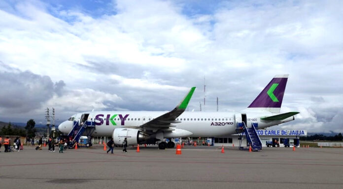 SKY REANUDARÁ VUELOS A JAUJA