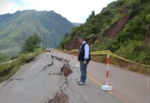 PARO POR MAL ESTADO DE VÍA AL VALLE SAGRADO