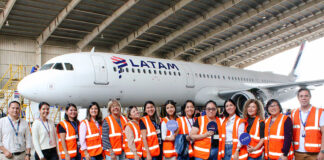 VISITA AL HANGAR DE LATAM CON CONTINENTAL TRAVEL