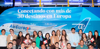 AIR EUROPA CELEBRÓ LAS FIESTAS PATRIAS CON SUS ALIADOS