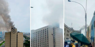 AMAGO DE INCENDIO EN HOTEL SHERATON LIMA