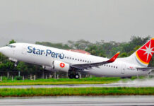STAR PERÚ PIDE PERMISO PARA 6 RUTAS INTERNACIONALES