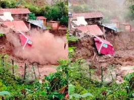 VIVIENDA COLAPSÓ SOBRE PARTE DE CAMINO INCA
