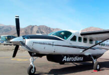 AERODIANA VOLVIÓ A SOBREVOLAR NAZCA