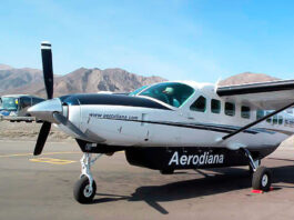 AERODIANA VOLVIÓ A SOBREVOLAR NAZCA