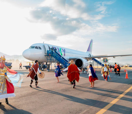 SKY INAUGURÓ VUELO A CAJAMARCA